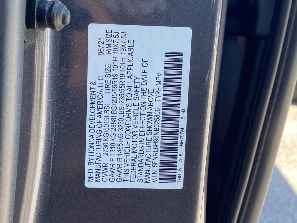 2022 Honda Odyssey Elite