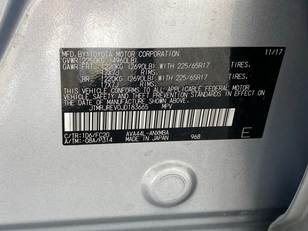 2018 Toyota RAV4 Hybrid XLE