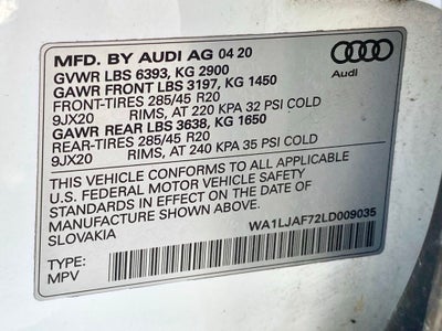 2020 Audi Q7 quattro