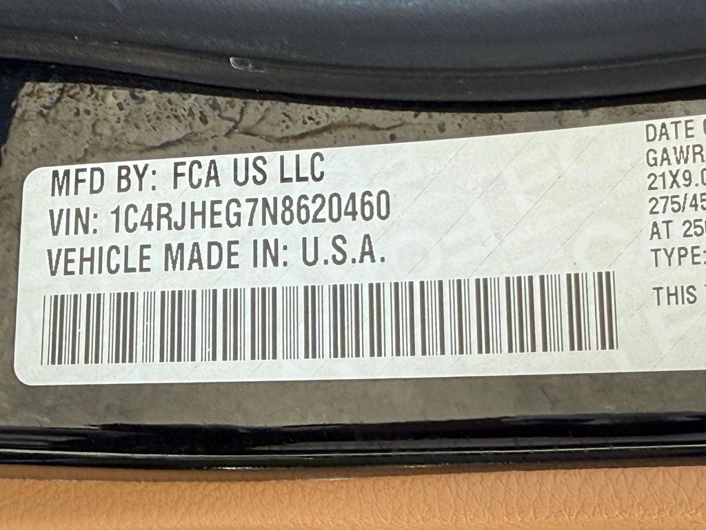 2022 Jeep Grand Cherokee Summit TECH GROUP 5