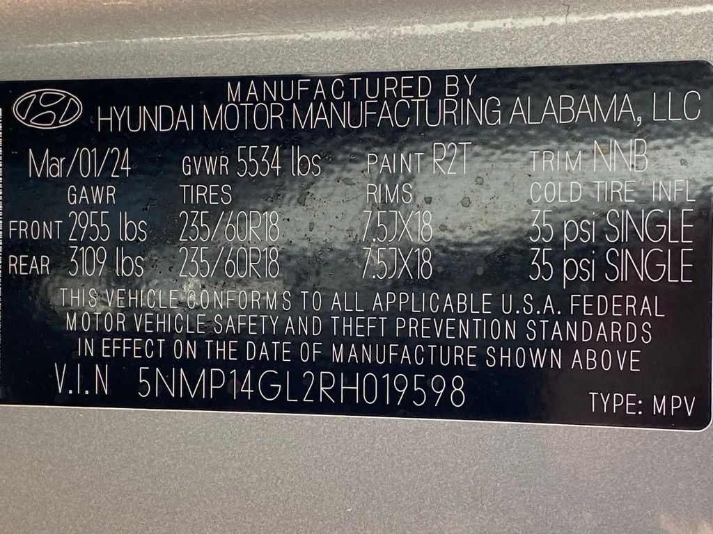 2024 Hyundai Santa Fe SE