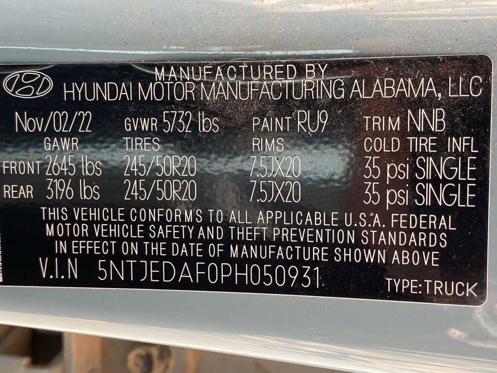 2023 Hyundai Santa Cruz Limited