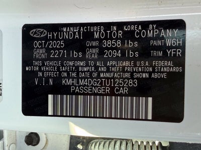2026 Hyundai Elantra SEL Sport - HYUNDAI CPO | CLEAN CARFAX