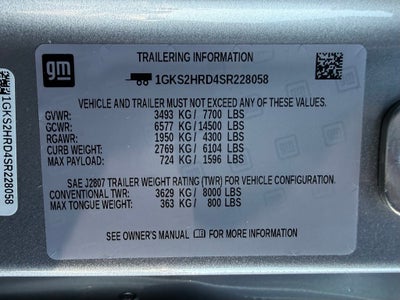 2025 GMC Yukon XL AT4 DVDS,COOLED HEATED,TECH PACK SEATS