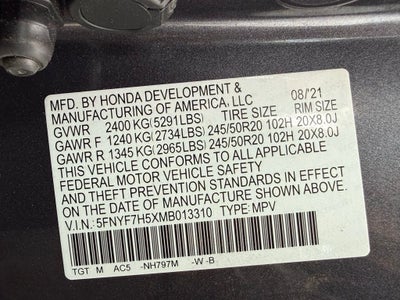 2021 Honda Passport EX-L