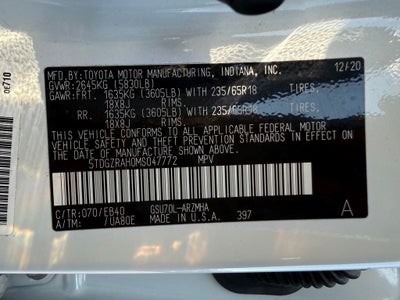 2021 Toyota Highlander XLE
