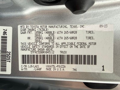 2024 Toyota Tundra Hybrid Platinum