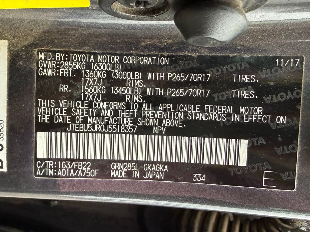 2018 Toyota 4Runner SR5