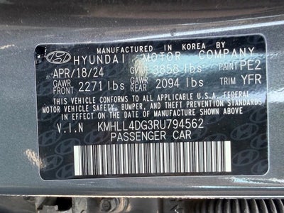 2024 Hyundai Elantra SE CPO Eligible