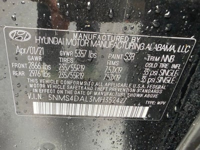 2021 Hyundai Santa Fe Limited