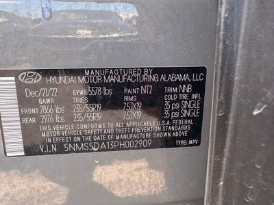 2023 Hyundai Santa Fe Hybrid Limited