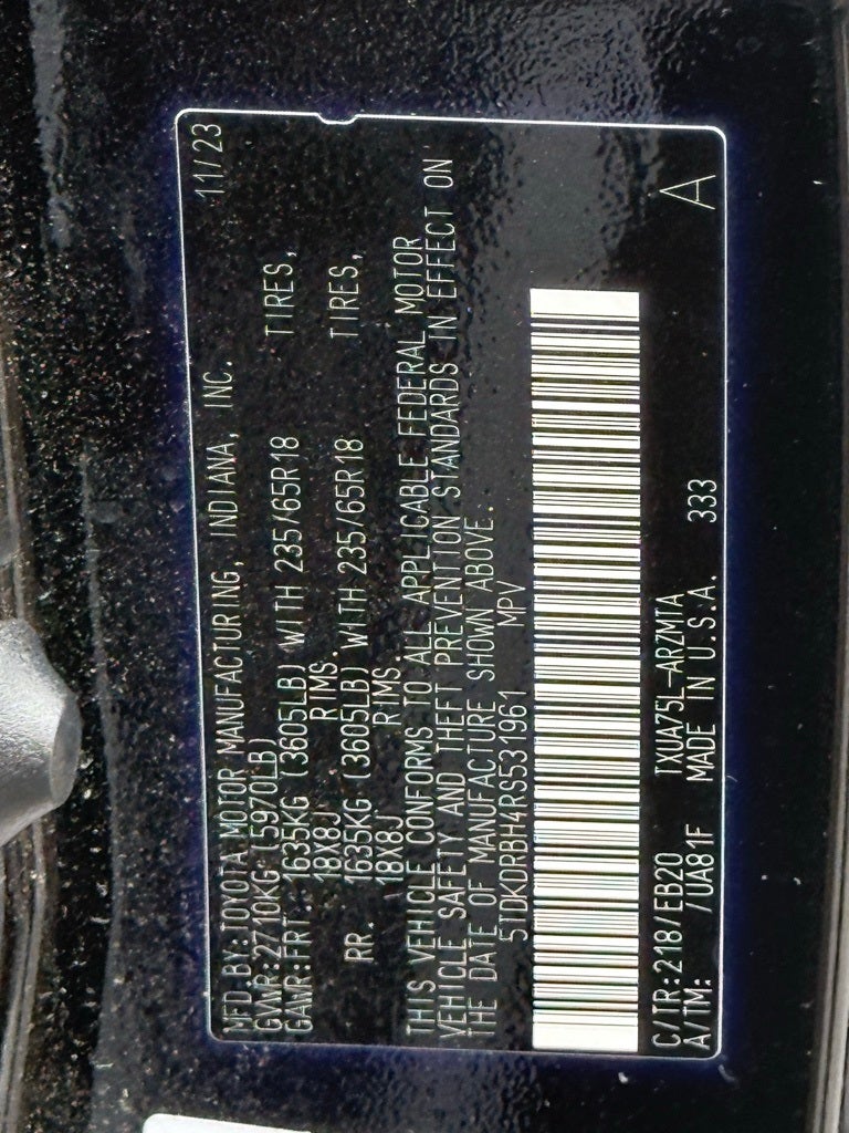 2024 Toyota Highlander XLE