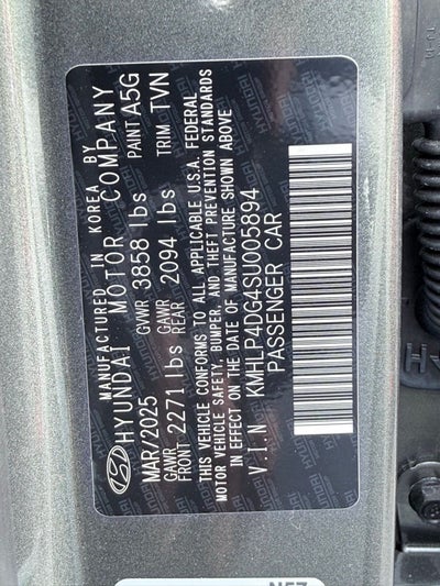 2025 Hyundai Elantra Limited