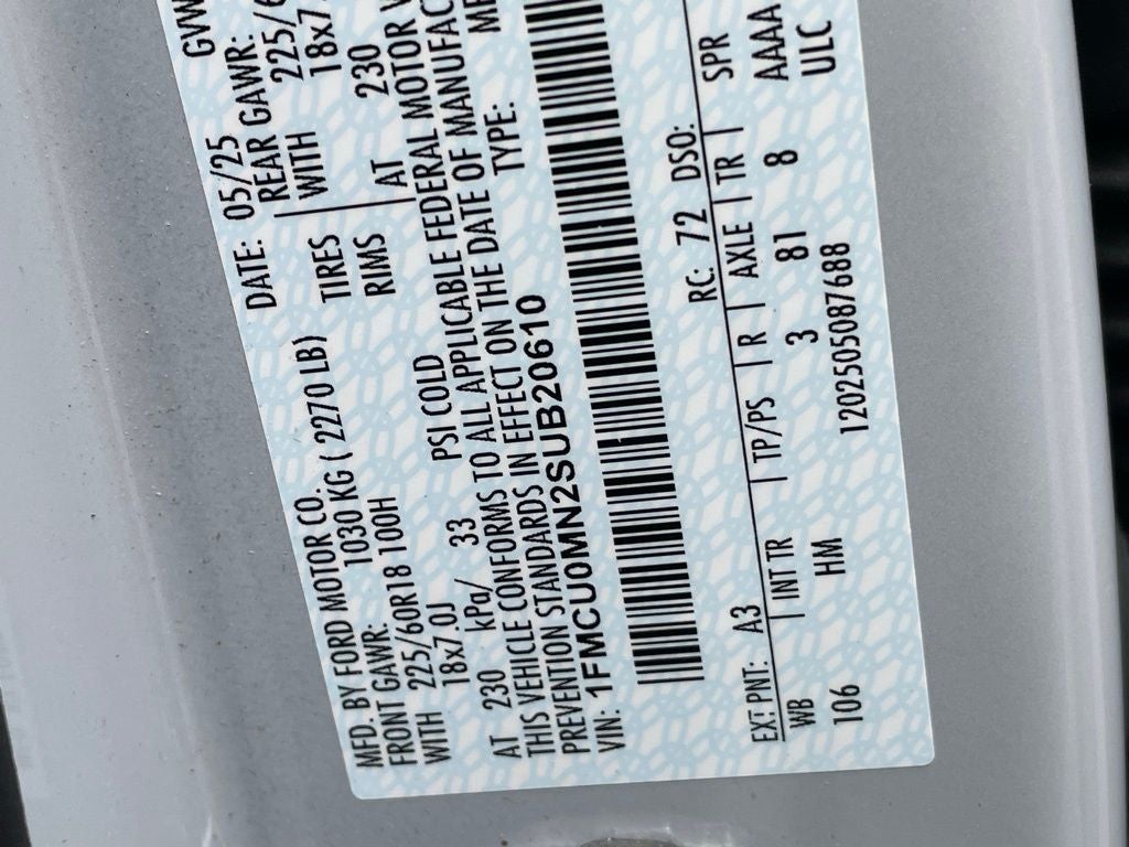 2025 Ford Escape ST-Line