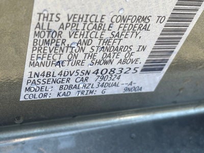 2025 Nissan Altima 2.5 SV