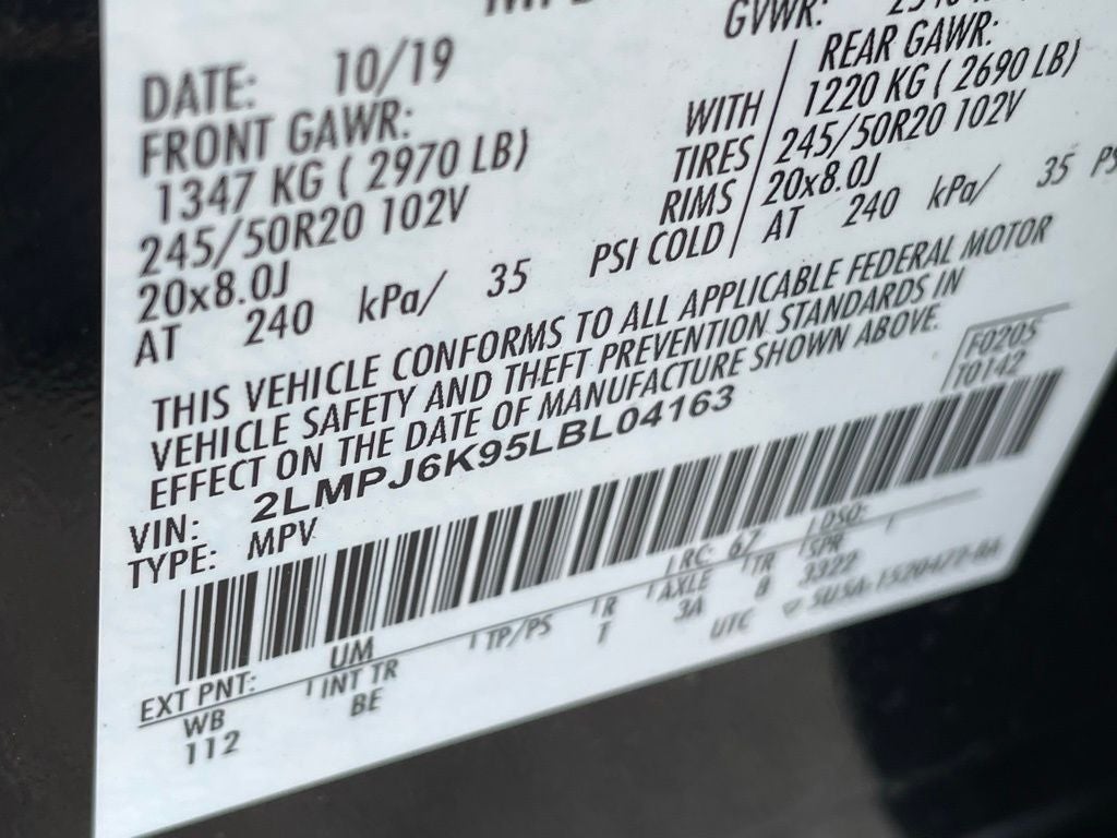 2020 Lincoln Nautilus Reserve