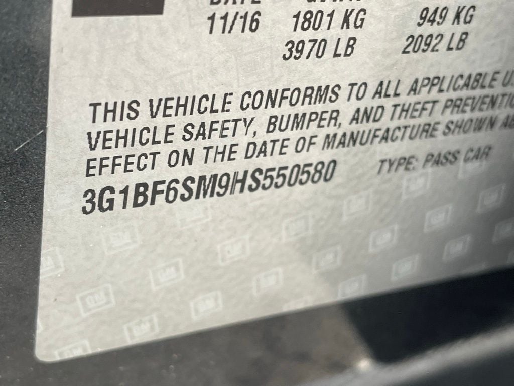 2017 Chevrolet Cruze Premier