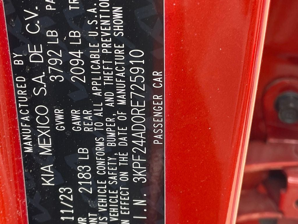 2024 Kia Forte LXS