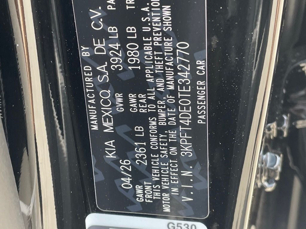 2026 Kia K4 LX