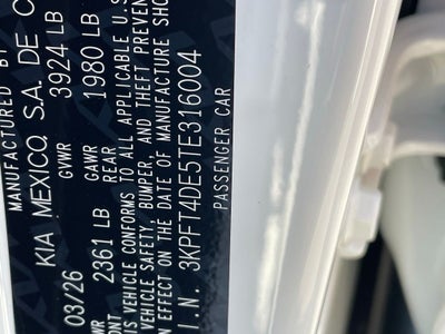 2026 Kia K4 LX
