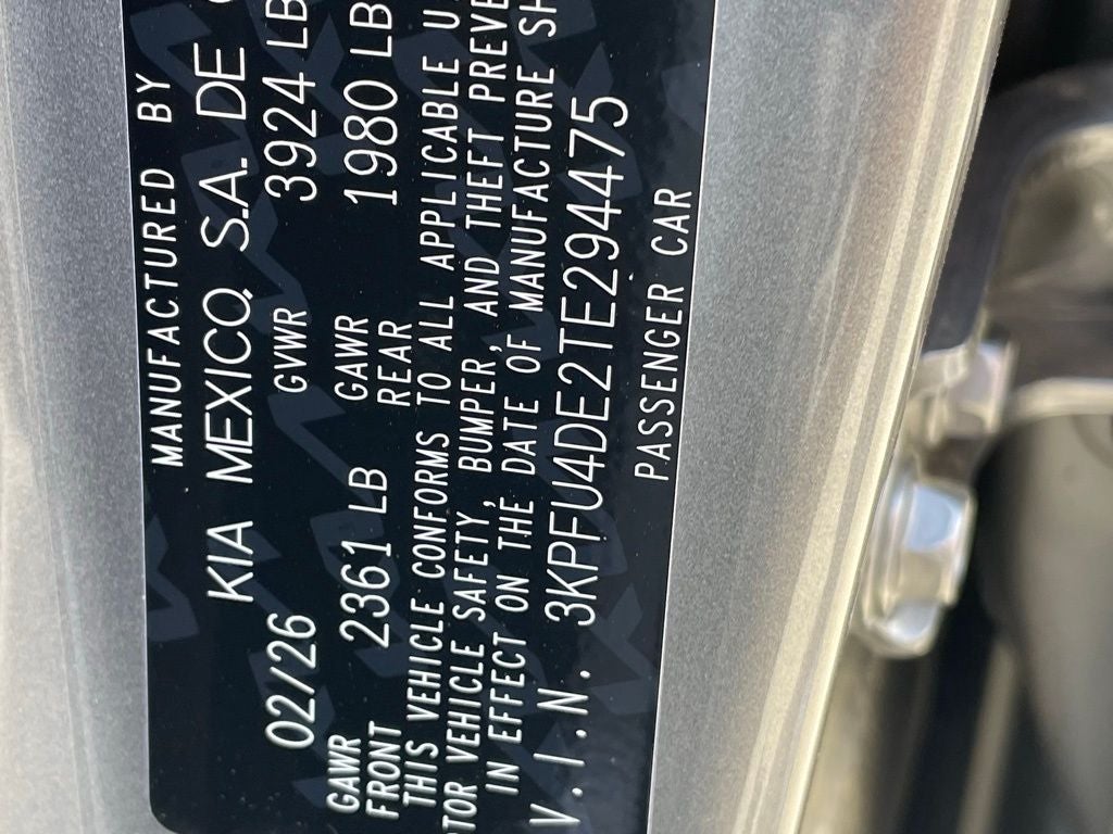 2026 Kia K4 EX