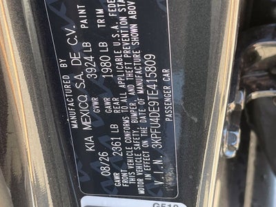 2026 Kia K4 EX
