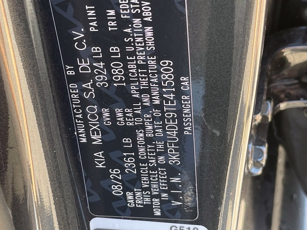 2026 Kia K4 EX