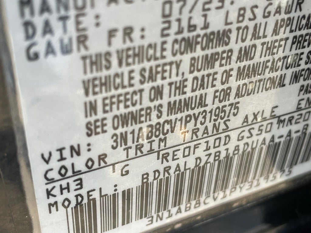 2023 Nissan Sentra SV