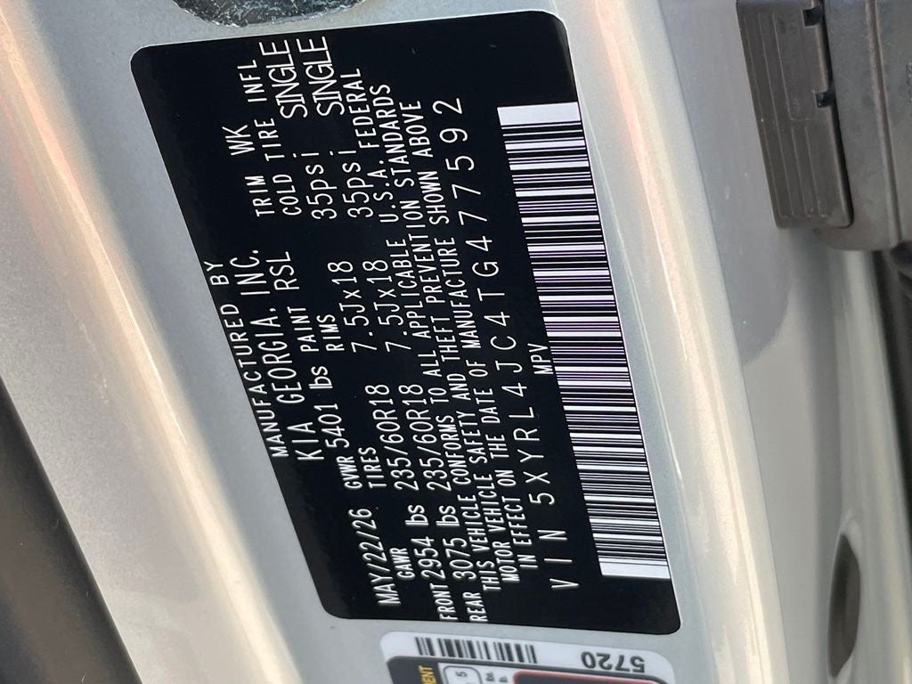 2026 Kia Sorento S