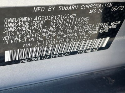2022 Subaru WRX Premium
