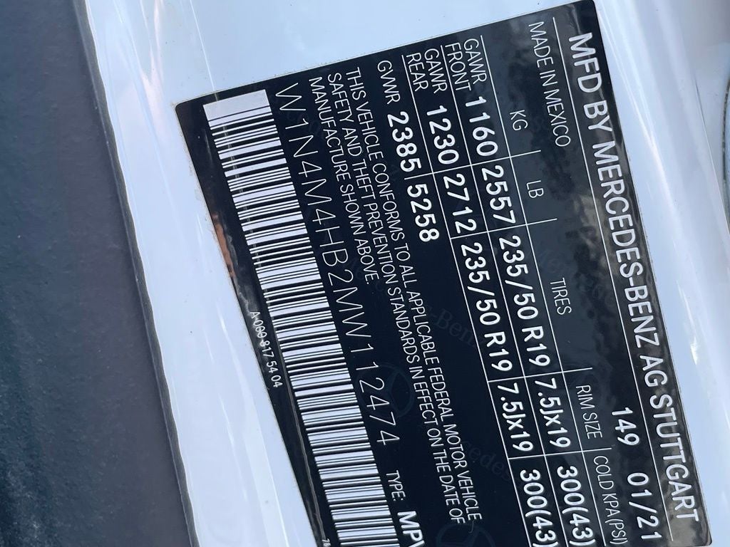2021 Mercedes-Benz GLB GLB 250 4MATIC®