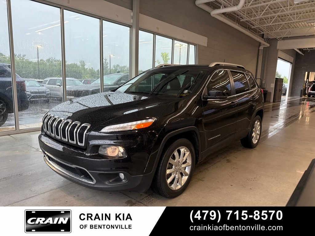 Used 2014 Jeep Cherokee Limited with VIN 1C4PJLDB3EW319485 for sale in Bentonville, AR