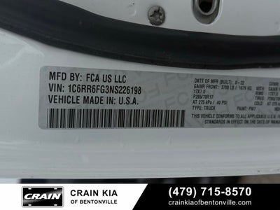 2022 RAM 1500 Classic Tradesman - CLEAN CARFAX / ONE OWNER
