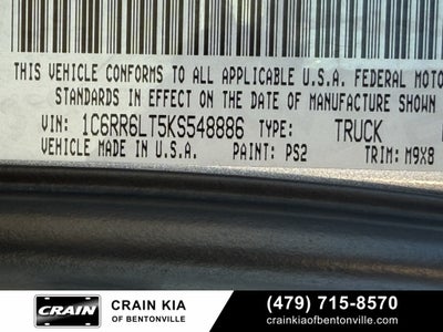 2019 RAM 1500 Classic Big Horn - CLEAN CARFAX