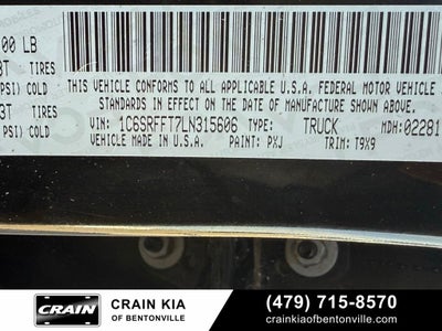 2020 RAM 1500 Big Horn/Lone Star - 4WD / CLEAN CARFAX