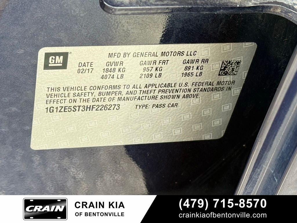 2017 Chevrolet Malibu LT 1LT