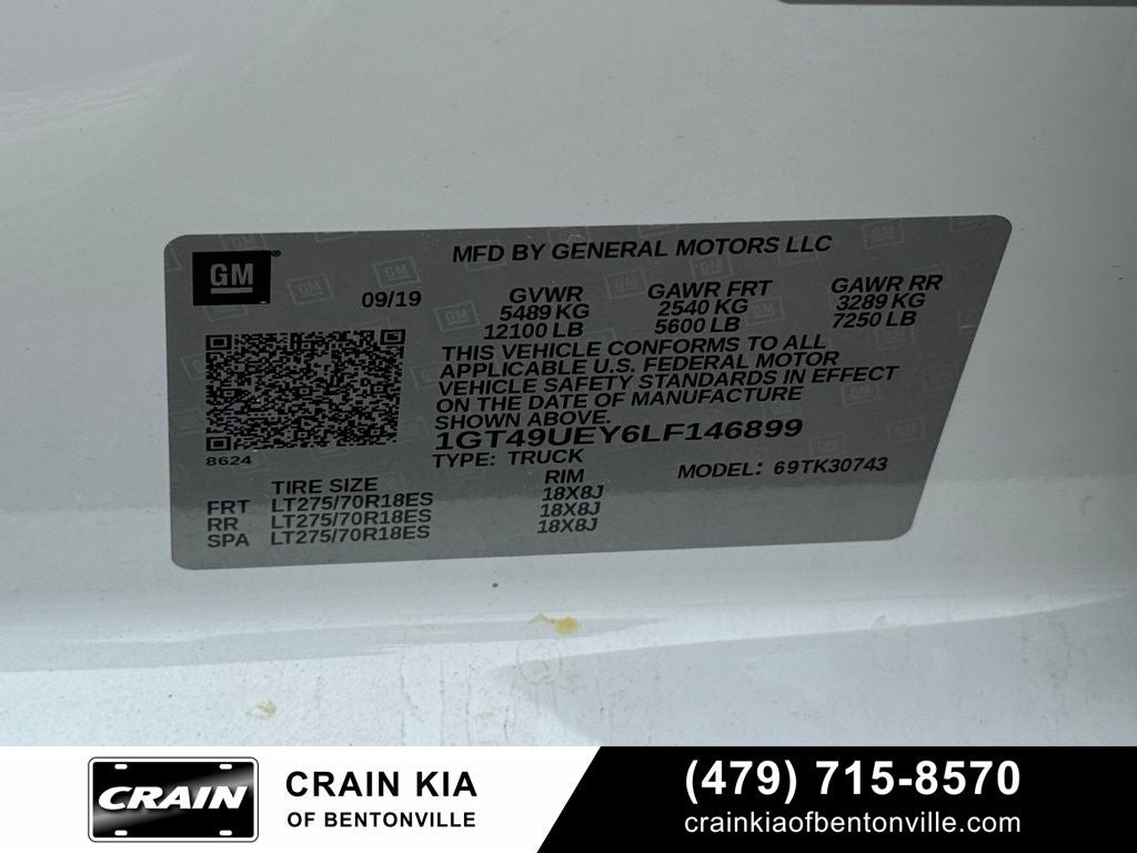 2020 GMC Sierra 3500HD SLT - 4WD / CLEAN CARFAX