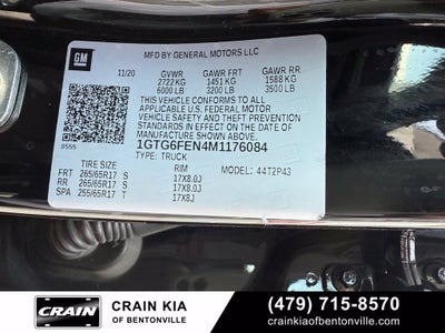 2021 GMC Canyon AT4 w/Leather - 4WD | CLEAN CARFAX