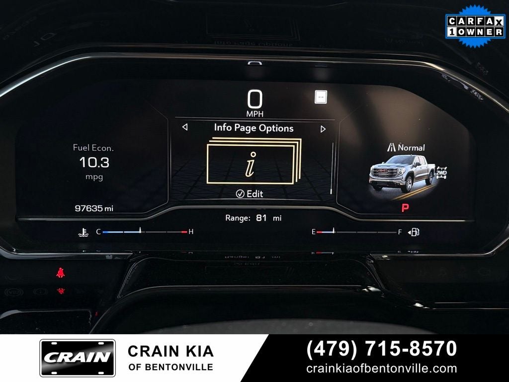 2023 GMC Sierra 1500 SLT - 4WD / CARFAX ONE OWNER