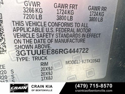 2024 GMC Sierra 1500 AT4 - 4WD / SUNROOF / CLEAN CARFAX