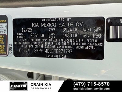 2026 Kia K4 LXS