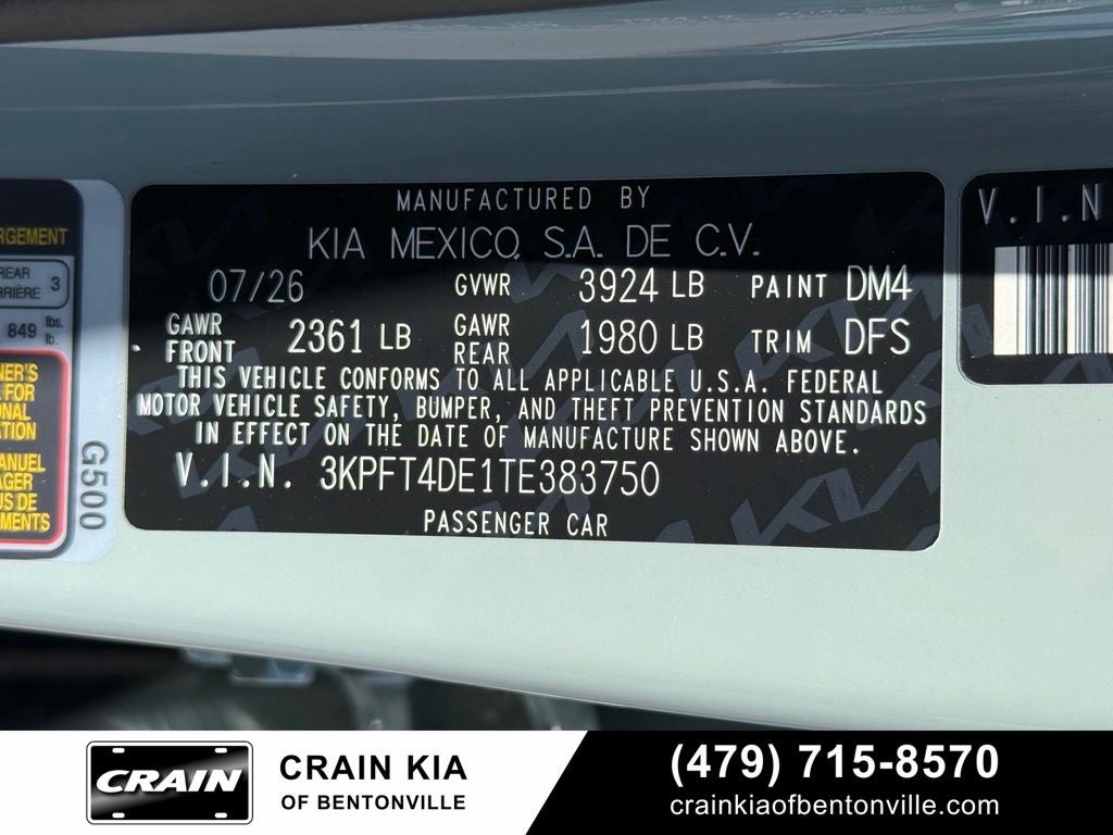 2026 Kia K4 LXS