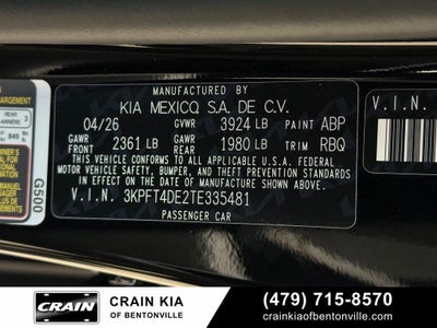 2026 Kia K4 LXS