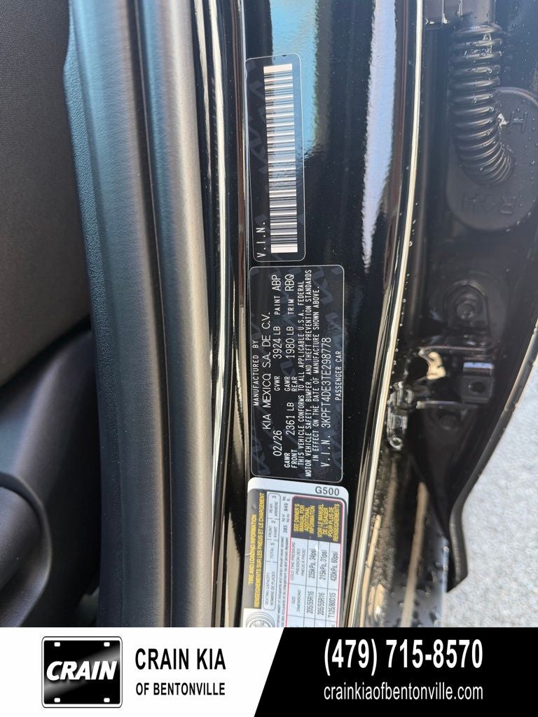 2026 Kia K4 LXS