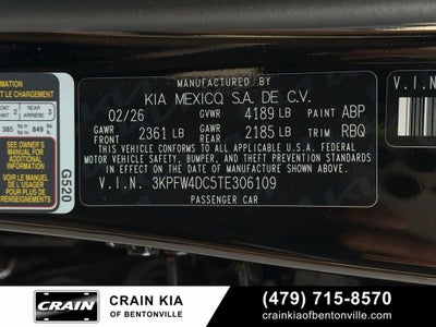 2026 Kia K4 GT-Line Turbo