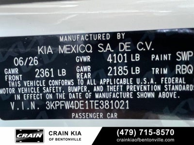 2026 Kia K4 GT-Line