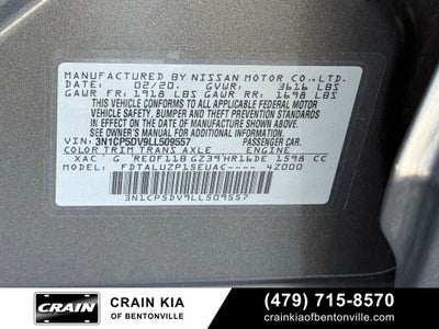 2020 Nissan Kicks SR - CARFAX HISTORY