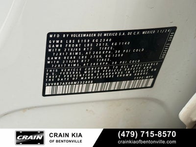 2024 Volkswagen Tiguan 2.0T S - CLEAN CARFAX / ONE OWNER