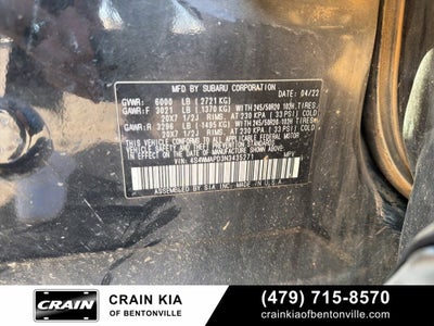 2022 Subaru Ascent Limited - AWD / PANORAMIC SUNROOF / CARFAX ONE OWNER