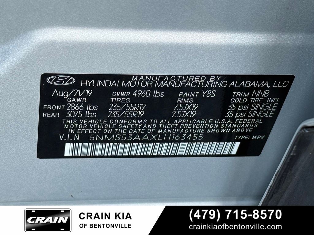 2020 Hyundai Santa Fe Limited - CLEAN CARFAX